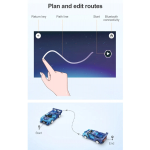 Конструктор на шасси - автомобиль Evo Race Double Eagle C51074W (289 деталей), 2.4Ghz / Bluetooth